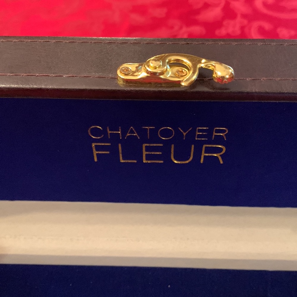 Chatoyer Fleur Forever Rose 24K gold piped pink rose - Picture 11 of 16